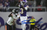 Jordan Addison Autographed Minnesota Vikings 8x10 Catch Photo - Beckett W Holo