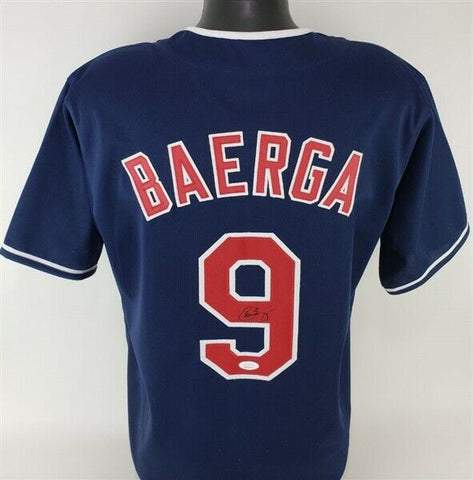 Carlos Baerga Signed Cleveland Indians Jersey (JSA COA) 3xAll Star 2nd Baseman