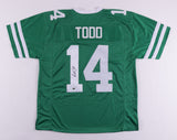 Richard Todd Signed New York Jets Jersey (RSA) N.Y Quarterback 1976-1983