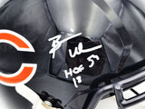 BRIAN URLACHER AUTOGRAPHED BEARS BLUE FULL SIZE HELMET HOF 18 BECKETT 230259