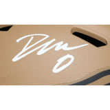 D'Andre Swift Signed Philadelphia Eagles '23 Salute Mini Helmet BAS 42962