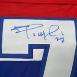 Framed Autographed/Signed Shayne Corson 35x39 Montreal Red Jersey BAS COA