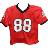 Jalen Carter Autographed/Signed College Style Red Jersey Beckett 42439