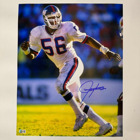 Autographed/Signed Lawrence Taylor New York Giants 16x20 Photo BAS COA #2