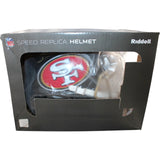 Brock Purdy Signed San Francisco 49ers Rivalries Helmet Replica Beckett 58565
