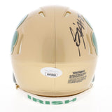 Benjamin Morrison Signed Notre Dame Fighting Irish Shamrock Mini Helmet (JSA) DB