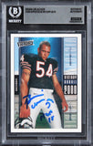 Brian Urlacher "HOF 18" Signed 2000 Upper Deck #274 RC Card Auto 10! BAS Slabbed