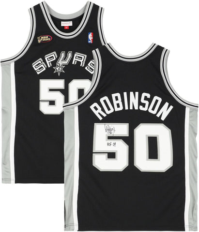 David Robinson Spurs Signed Mitchell & Ness 1998-99 Authentic Jersey w/ Insc