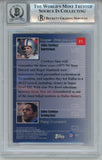 Tony Dorsett Roger Staubach Signed 1999 Topps F1 10 auto Card Slab Beckett 57068