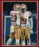 Christian McCaffrey & Samuel Autographed Framed 16x20 Photo Fanatics DQ16457625