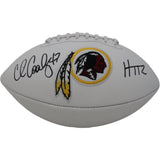 Chris Cooley Autographed Washington Redskins Logo Football HTTR Beckett 48022