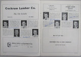 1951 Tennessee vs. Mississippi College Football Program Signed by (36) 192267