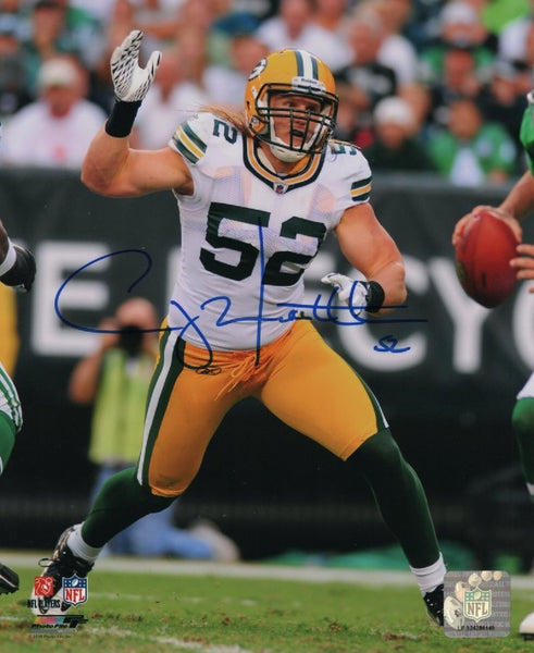 Packers Super Bowl Champ CLAY MATTHEWS Signed 8x10 Photo #8 AUTO