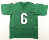 DeVonta Smith Signed Philadelphia Eagles Green Jersey (Beckett) 2020 Heisman W.R