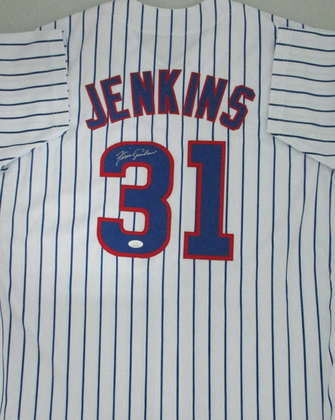 Cubs HOF'er FERGIE JENKINS Signed Custom Replica Pinstripe Jersey AUTO - JSA