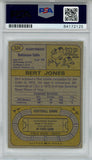 Bert Jones Autographed/Signed 1974 Topps #524 Trading Card PSA Slab 43692