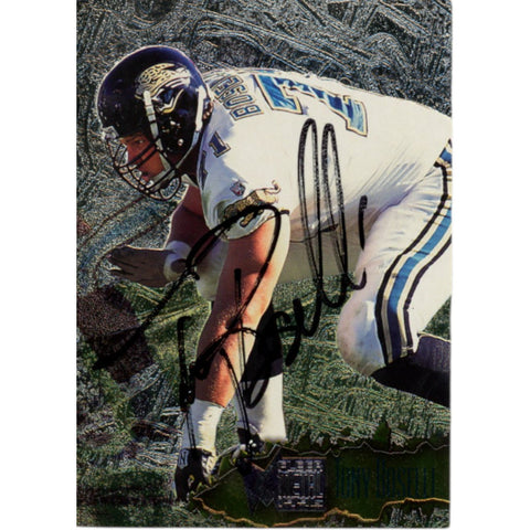 Tony Boselli Autographed/Signed 1996 Fleer Metal #56 Trading Card Beckett 59184
