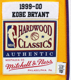 Lakers Kobe Bryant Signed Yellow M&N 1999-01 HWC Authentic Jersey PSA #B11737