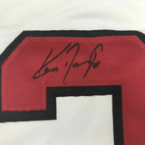 FRAMED Autographed/Signed KEN DANEYKO 33x42 New Jersey White Jersey PSA/DNA COA