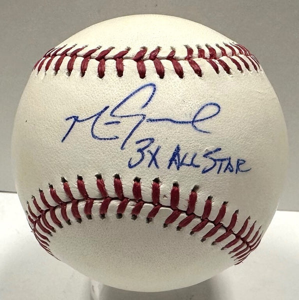 Diamondbacks MARK GRACE Signed MLB Baseball AUTO w/ "3 x All Star" - Cubs - JSA