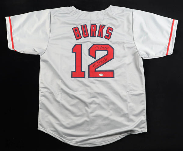 Ellis Burks Signed Boston Red Sox Jersey Inscribed "04 Champs" (JSA) 2004 Series