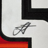 Framed Signed Nikola Jokic 35x39 Denver Black Rainbow Jersey JSA COA