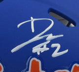 D. J. Lagway Signed/Auto Blue Matte Mini Football Helmet Florida JSA 197054