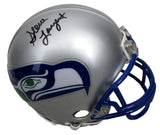 Steve Largent HOF Signed/Autographed Seahawks Mini Football Helmet JSA 213375
