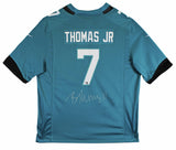 Jaguars Brian Thomas Jr. Authentic Signed Teal Nike Game Jersey Fanatics