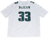 COOPER DEJEAN SIGNED PHILADELPHIA EAGLES #33 WHITE NIKE SUPER BOWL LIX JERSEY