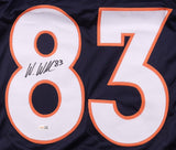 Wes Welker Signed Denver Broncos Pro Cut Jersey (JSA) 5xPro Bowl Wide Receiver