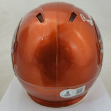 BAKER MAYFIELD SIGNED TAMPA BAY BUCCANEERS FLASH SPEED MINI HELMET BECKETT QR