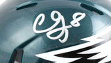 CJ Gardner-Johnson Autographed Eagles Speed Mini Helmet - Beckett W Hologram