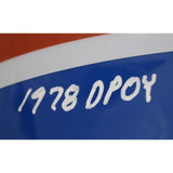 Randy Gradishar Autographed Denver Broncos F/S TB Helmet 2 Insc. Beckett 49151