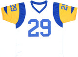Eric Dickerson Autographed White Pro Style Jersey - Beckett W Hologram *Silver