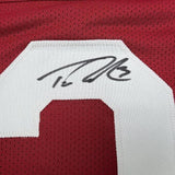 Framed Autographed Trent Richardson Roll Tide Alabama Red Jersey BAS COA