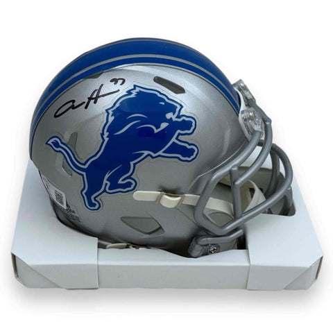 Aidan Hutchinson Autographed Signed Detroit Lions Speed Mini Helmet - Beckett