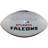 Julio Jones Autographed Atlanta Falcons Logo Football Beckett Witness 56461