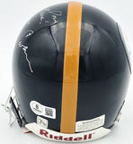 Lynn Swann Autographed Steelers Black Mini Helmet Dave, Peace! Beckett BS30088