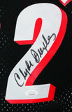 Clyde Drexler Signed Blazers Mitchell&Ness Hardwood Classic Swingman Jersey-JSAW