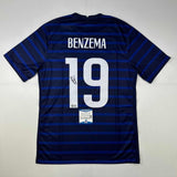 Autographed/Signed Karim Benzema France French National Team Jersey BAS COA