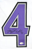Kyle Hamilton Autographed White Pro Style Jersey - JSA W Holo