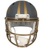 Zay Flowers Autographed Baltimore Ravens Slate Full Size Speed Helmet Beckett