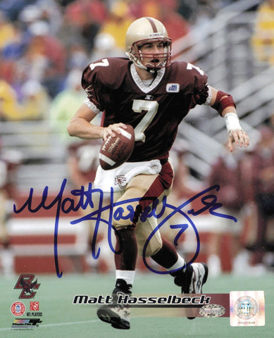 Matt Hasselbeck Autographed 8x10 Photo Boston College Eagles MCS Holo #63001