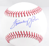 Tommy John Autographed Rawlings OML Baseball - Beckett W Hologram *Blue