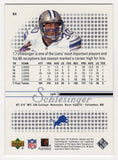 Cory Schlesinger Signed Detroit Lions 2002 SP Authentic Card #84 -(SCHWARTZ COA)