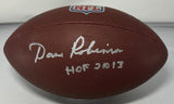 Packers DAVE ROBINSON Signed Wilson NFL Replica Football AUTO w/ HOF 2013 - BAS