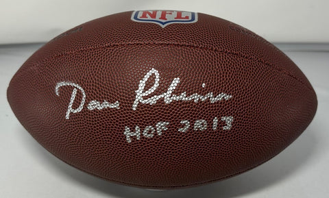 Packers DAVE ROBINSON Signed Wilson NFL Replica Football AUTO w/ HOF 2013 - BAS