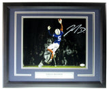 Jahan Dotson Autographed/Signed 11x14 Photo Penn State Framed JSA 204958