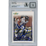 Ray Lewis Autographed/Signed 2006 Score #23 Slabbed Trading Card Beckett 50016